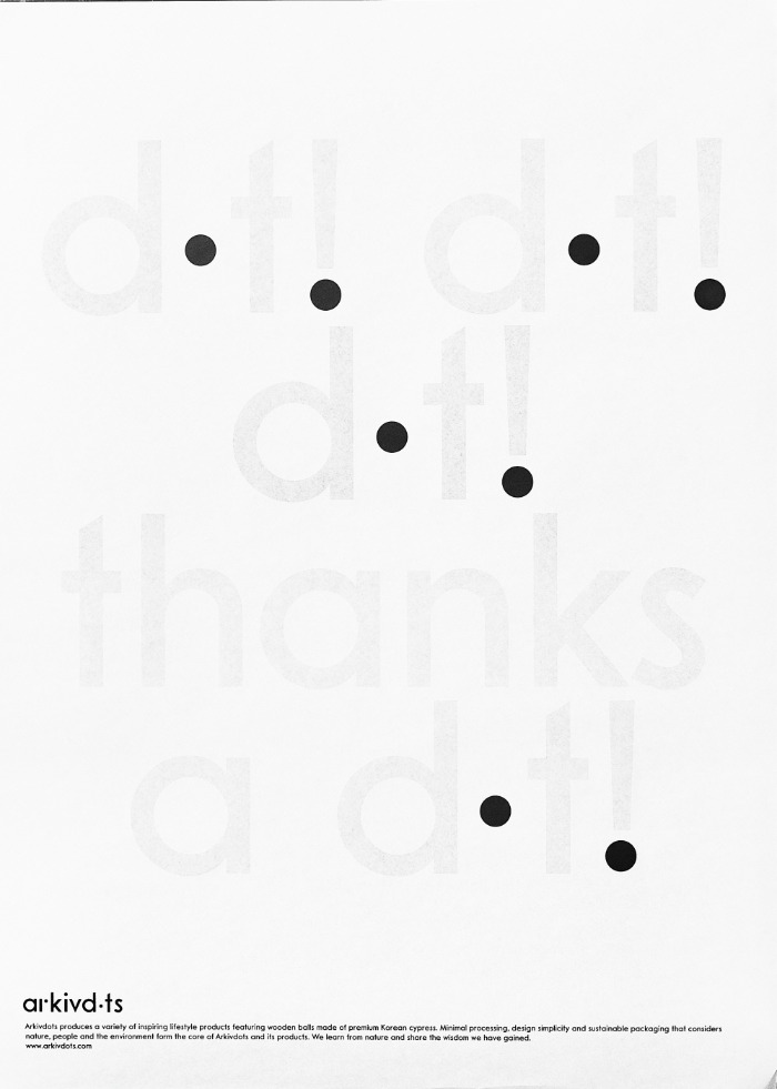 Tracing Poster : thanks a dot!